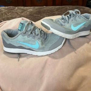 Gray Blue Nikes